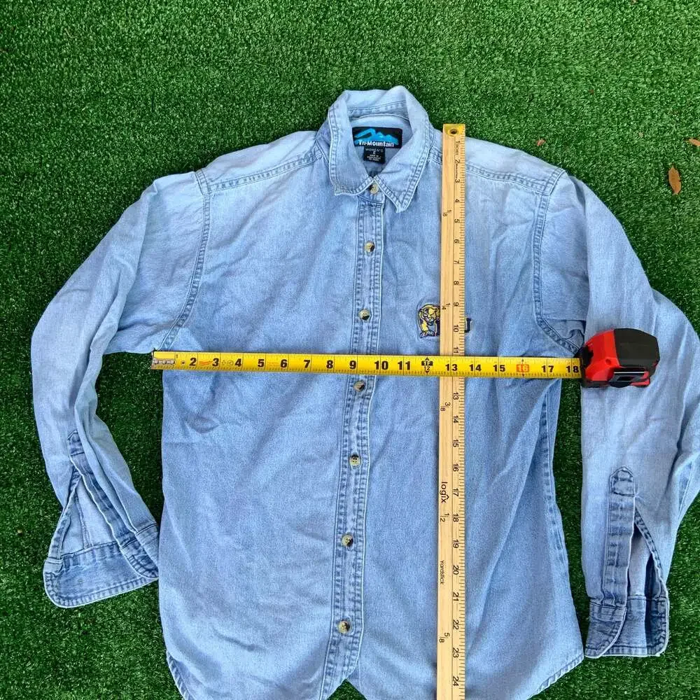 FIU Florida International University Denim Button Up Shirt Women's Small - Picture 4 of 4